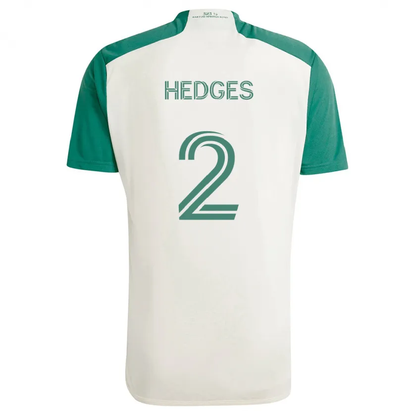 Danxen Kinder Matt Hedges #2 Braune Farben Grün Auswärtstrikot Trikot 2024/25 T-Shirt Schweiz