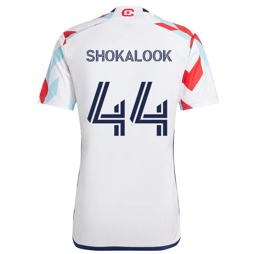 Danxen Kinder Jason Shokalook #44 Weiß Rot Blau Auswärtstrikot Trikot 2024/25 T-Shirt Schweiz