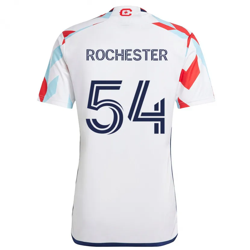 Danxen Kinder Lamonth Rochester #54 Weiß Rot Blau Auswärtstrikot Trikot 2024/25 T-Shirt Schweiz