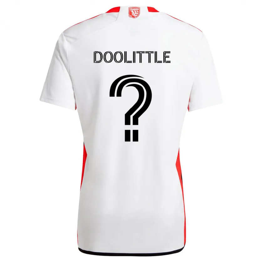 Danxen Kinder Brooks Doolittle #0 Weiß Rot Auswärtstrikot Trikot 2024/25 T-Shirt Schweiz