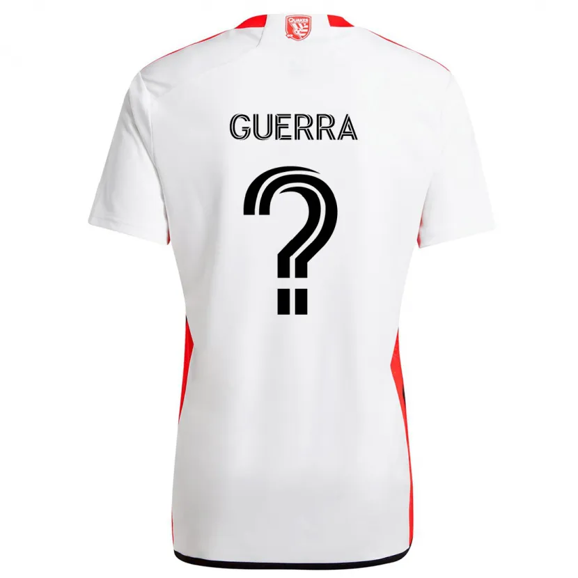 Danxen Kinder Mathew Guerra #0 Weiß Rot Auswärtstrikot Trikot 2024/25 T-Shirt Schweiz