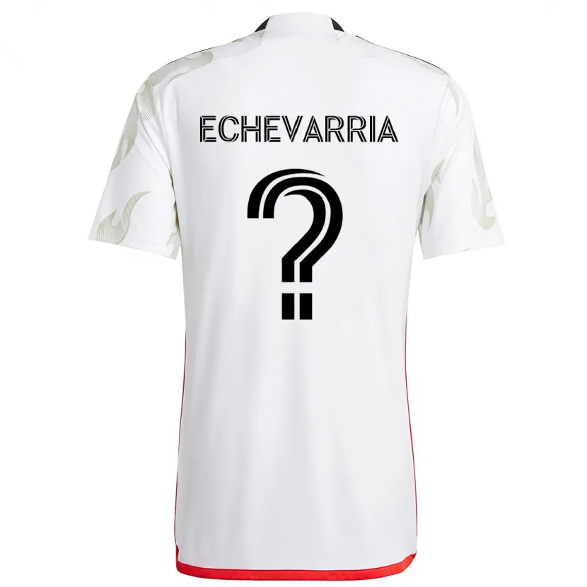 Danxen Kinder Diego Echevarria #0 Weiß Rot Schwarz Auswärtstrikot Trikot 2024/25 T-Shirt Schweiz