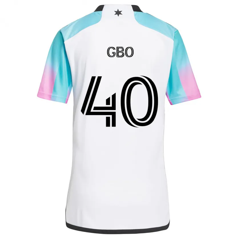 Danxen Kinder Cedrik Gbo #40 Weiß Blau Schwarz Auswärtstrikot Trikot 2024/25 T-Shirt Schweiz