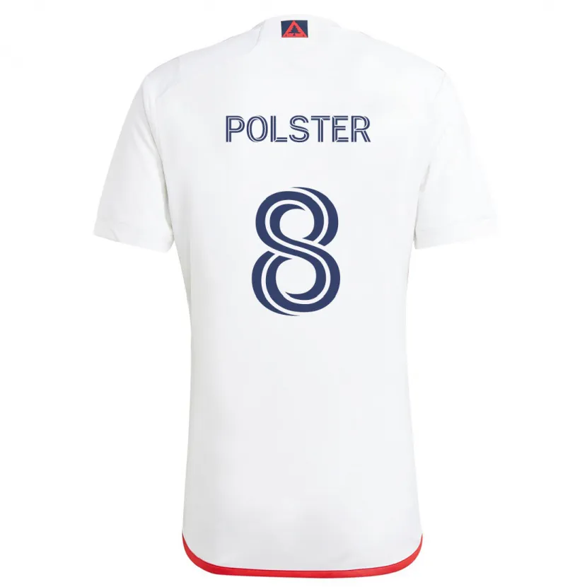 Danxen Kinder Matt Polster #8 Weiß Rot Auswärtstrikot Trikot 2024/25 T-Shirt Schweiz