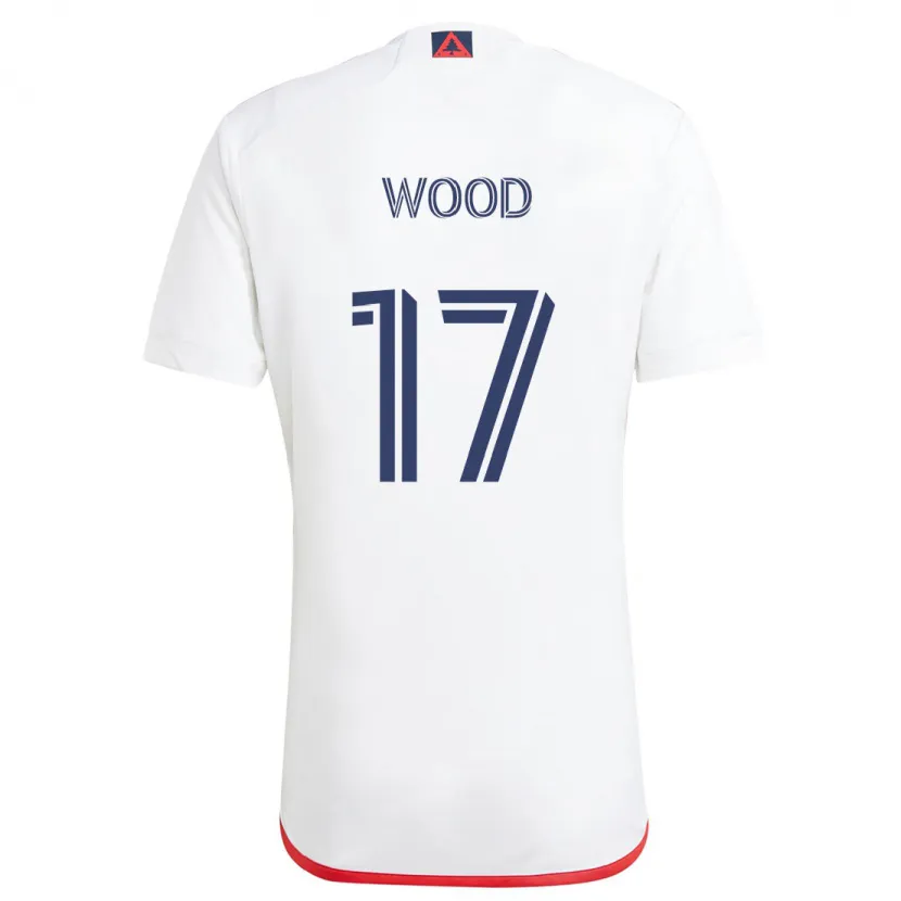 Danxen Kinder Bobby Wood #17 Weiß Rot Auswärtstrikot Trikot 2024/25 T-Shirt Schweiz