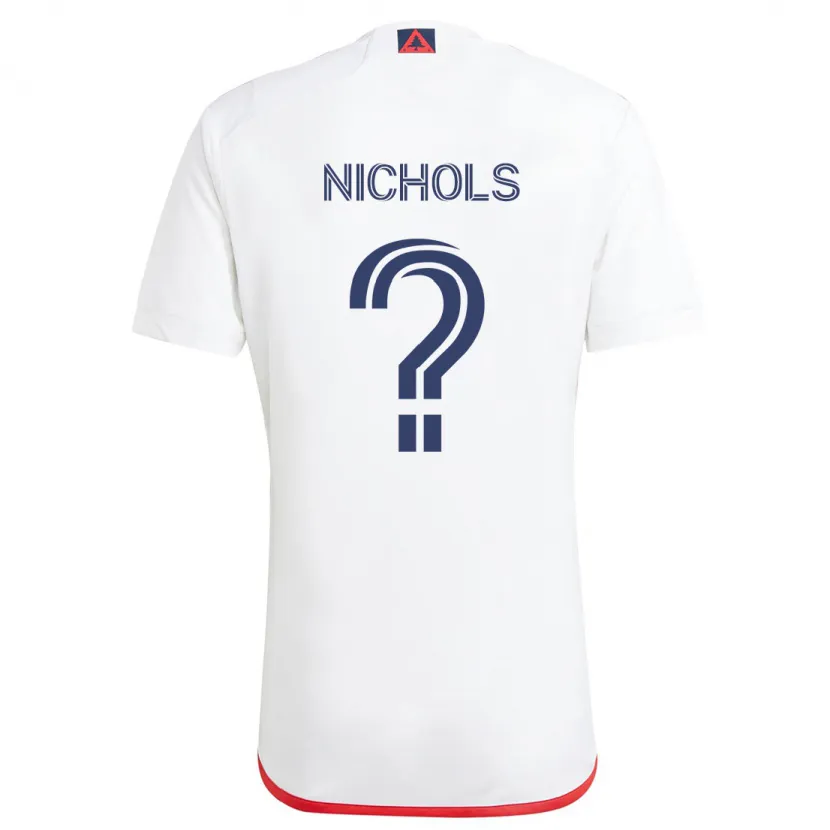 Danxen Kinder Robert Nichols #0 Weiß Rot Auswärtstrikot Trikot 2024/25 T-Shirt Schweiz