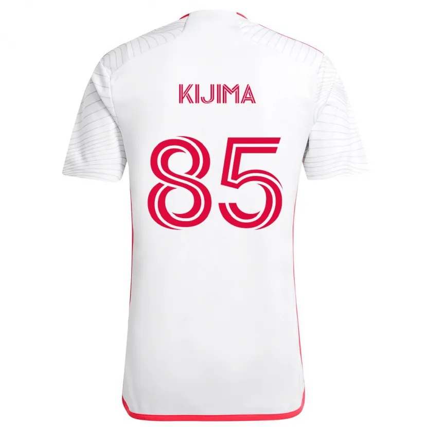 Danxen Kinder Hosei Kijima #85 Weiß Rot Auswärtstrikot Trikot 2024/25 T-Shirt Schweiz