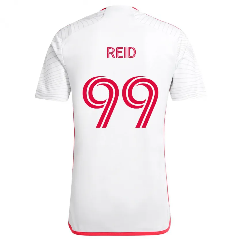 Danxen Kinder Jayden Reid #99 Weiß Rot Auswärtstrikot Trikot 2024/25 T-Shirt Schweiz