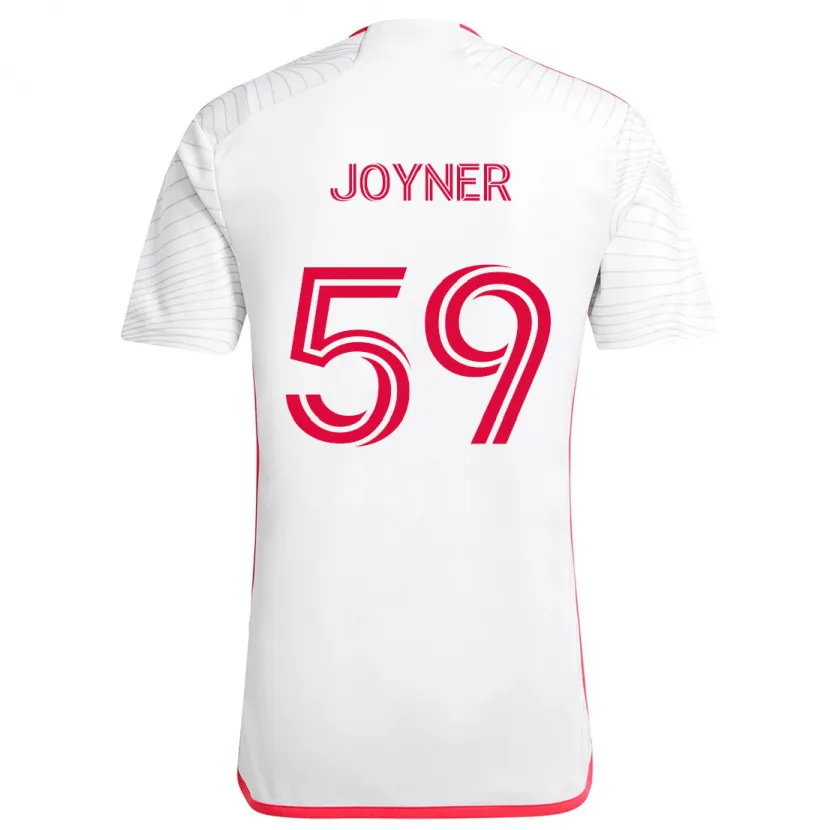 Danxen Kinder Mykhi Joyner #59 Weiß Rot Auswärtstrikot Trikot 2024/25 T-Shirt Schweiz