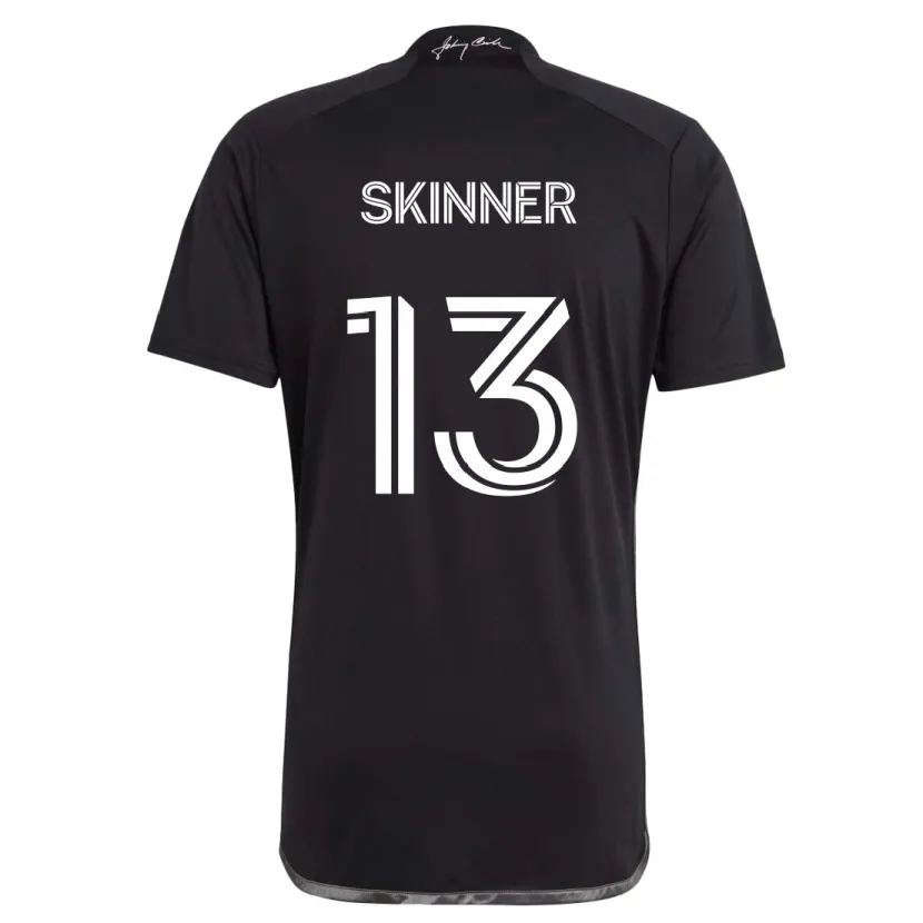 Danxen Kinder Joey Skinner #13 Schwarz Auswärtstrikot Trikot 2024/25 T-Shirt Schweiz