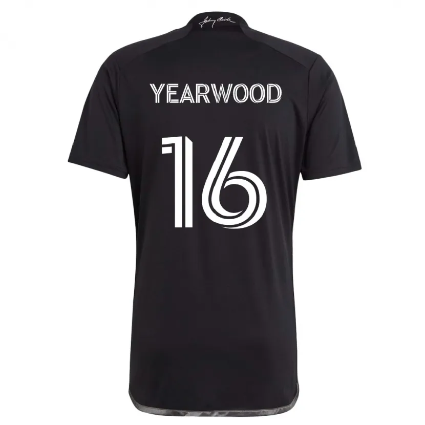 Danxen Kinder Dru Yearwood #16 Schwarz Auswärtstrikot Trikot 2024/25 T-Shirt Schweiz