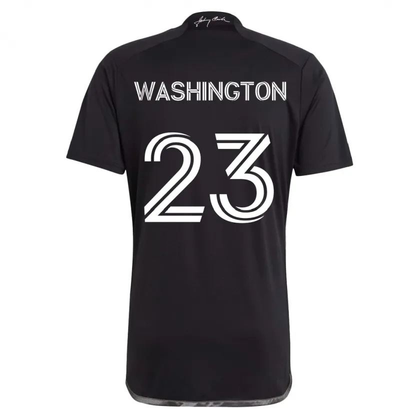 Danxen Kinder Taylor Washington #23 Schwarz Auswärtstrikot Trikot 2024/25 T-Shirt Schweiz