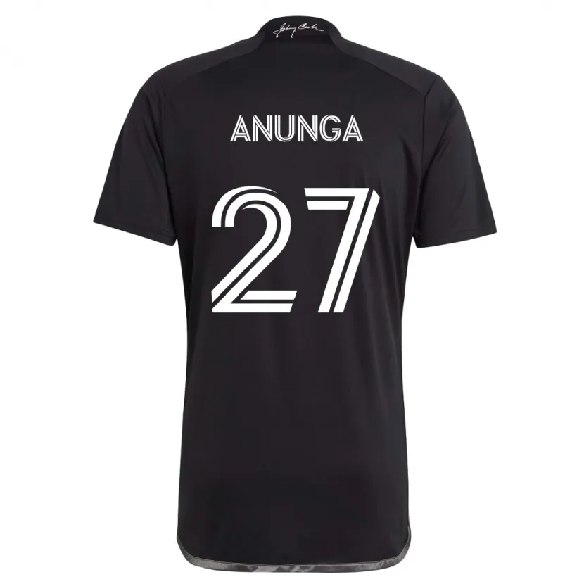 Danxen Kinder Tah Anunga #27 Schwarz Auswärtstrikot Trikot 2024/25 T-Shirt Schweiz