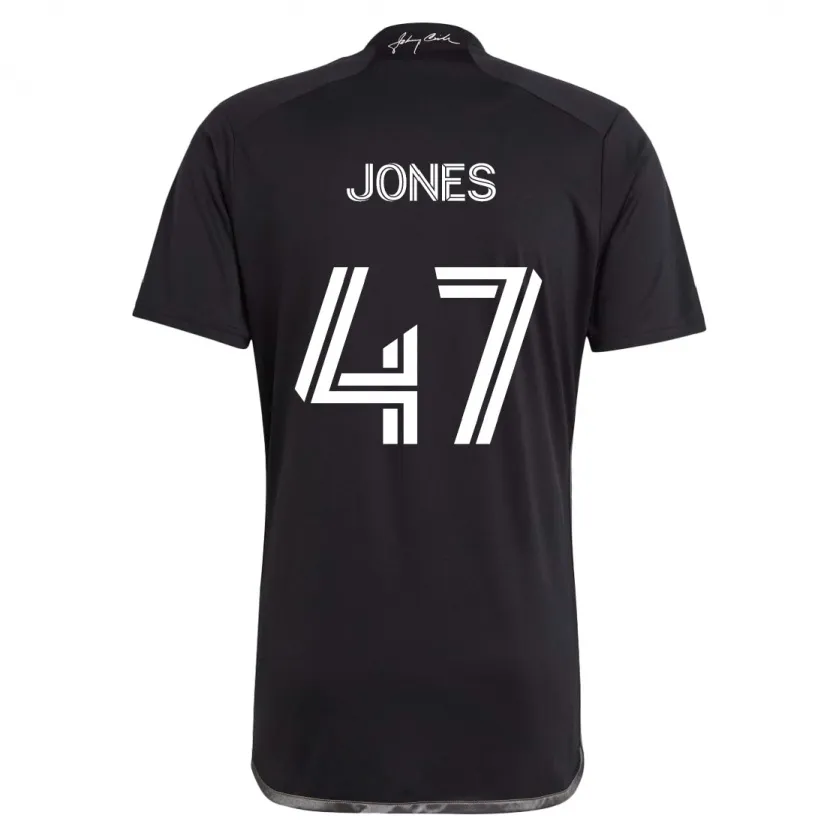 Danxen Kinder Isaiah Jones #47 Schwarz Auswärtstrikot Trikot 2024/25 T-Shirt Schweiz