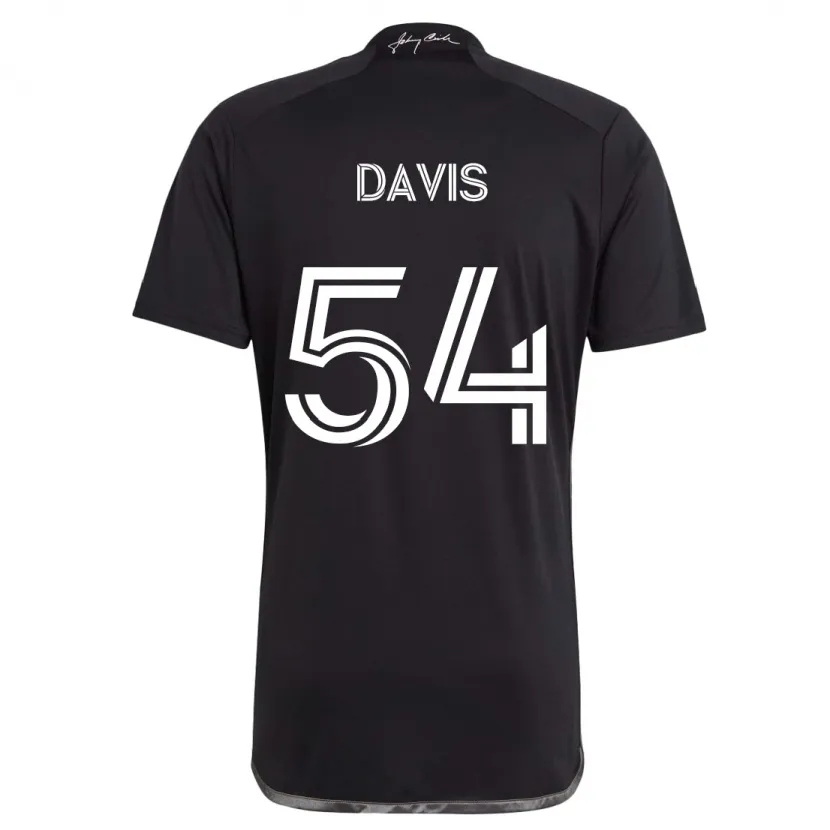 Danxen Kinder Sean Davis #54 Schwarz Auswärtstrikot Trikot 2024/25 T-Shirt Schweiz