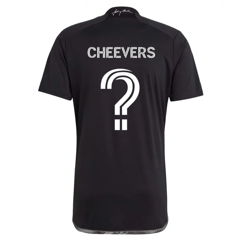 Danxen Kinder Scott Cheevers #0 Schwarz Auswärtstrikot Trikot 2024/25 T-Shirt Schweiz