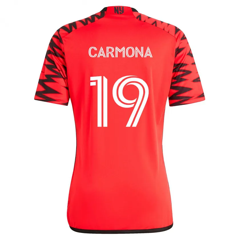 Danxen Kinder Wikelman Carmona #19 Rot Schwarz Weiß Auswärtstrikot Trikot 2024/25 T-Shirt Schweiz