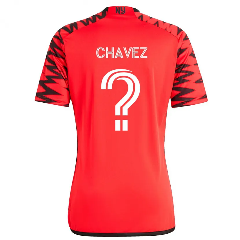 Danxen Kinder Sebasthian Chavez #0 Rot Schwarz Weiß Auswärtstrikot Trikot 2024/25 T-Shirt Schweiz