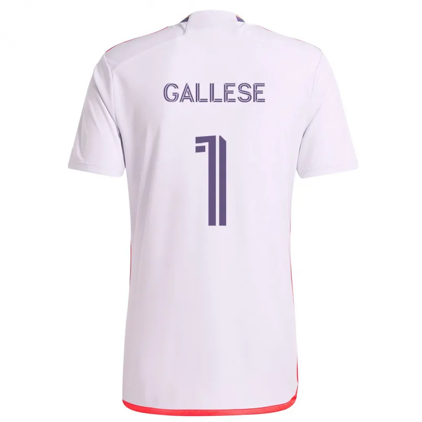 Danxen Kinder Pedro Gallese #1 Weiß Rot Lila Auswärtstrikot Trikot 2024/25 T-Shirt Schweiz