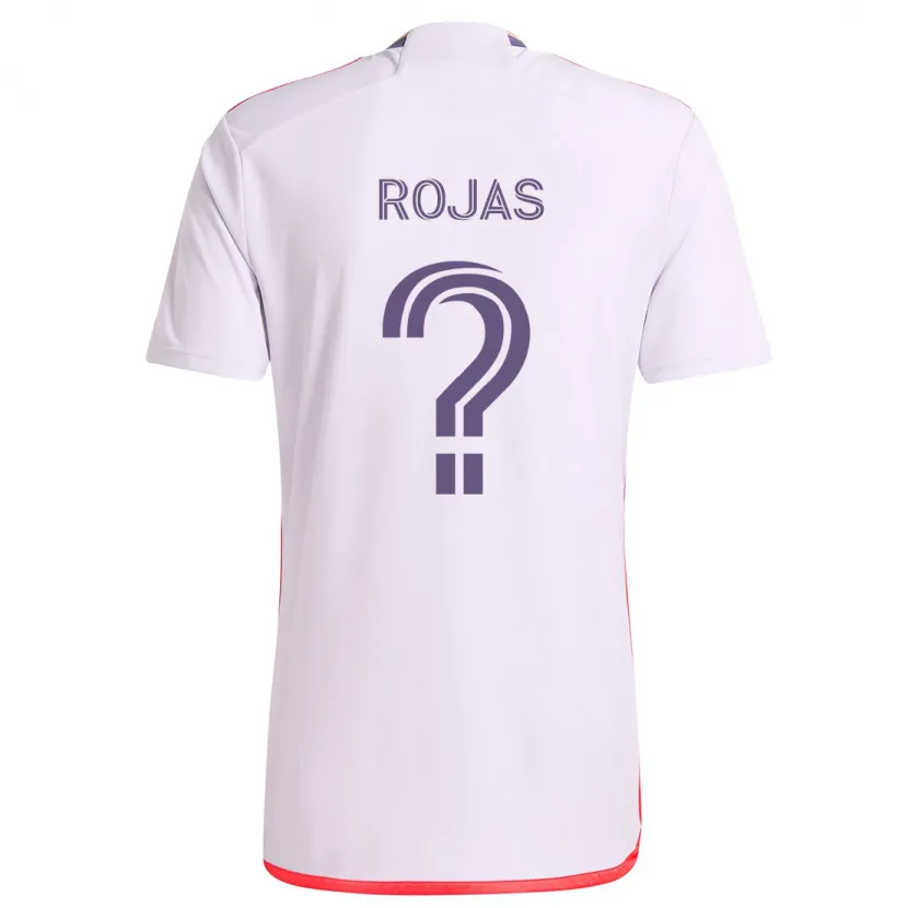 Danxen Kinder Juan Rojas #0 Weiß Rot Lila Auswärtstrikot Trikot 2024/25 T-Shirt Schweiz