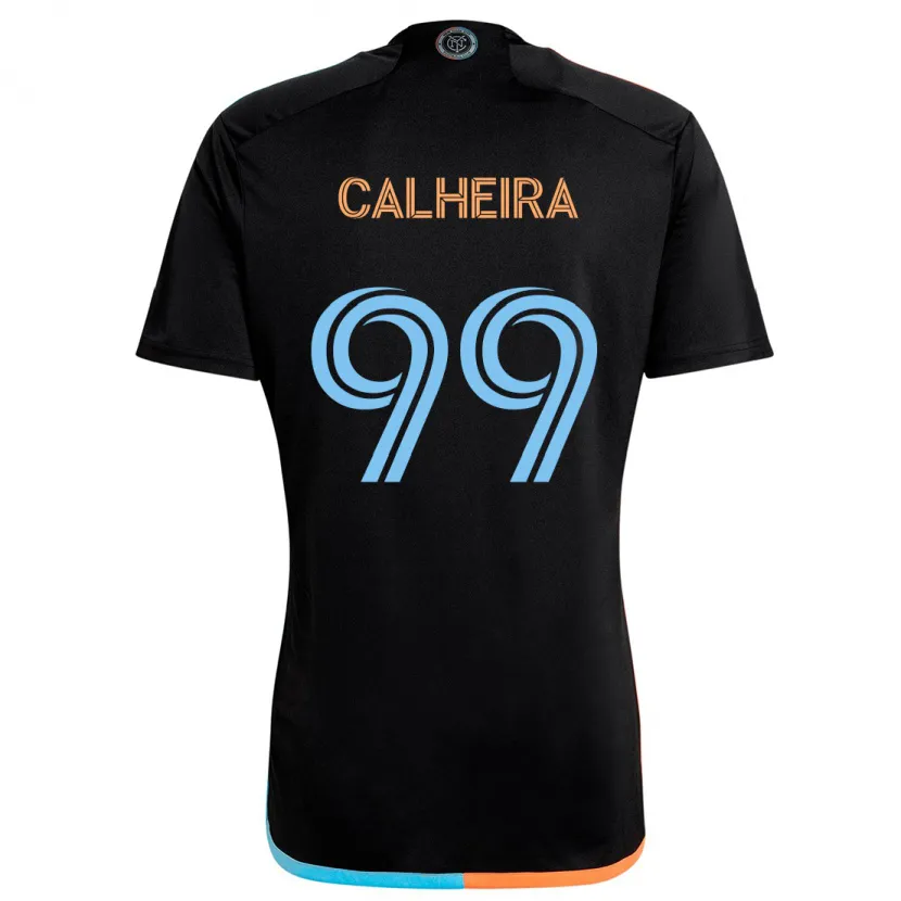 Danxen Kinder Taylor Calheira #99 Schwarz Orange Blau Auswärtstrikot Trikot 2024/25 T-Shirt Schweiz