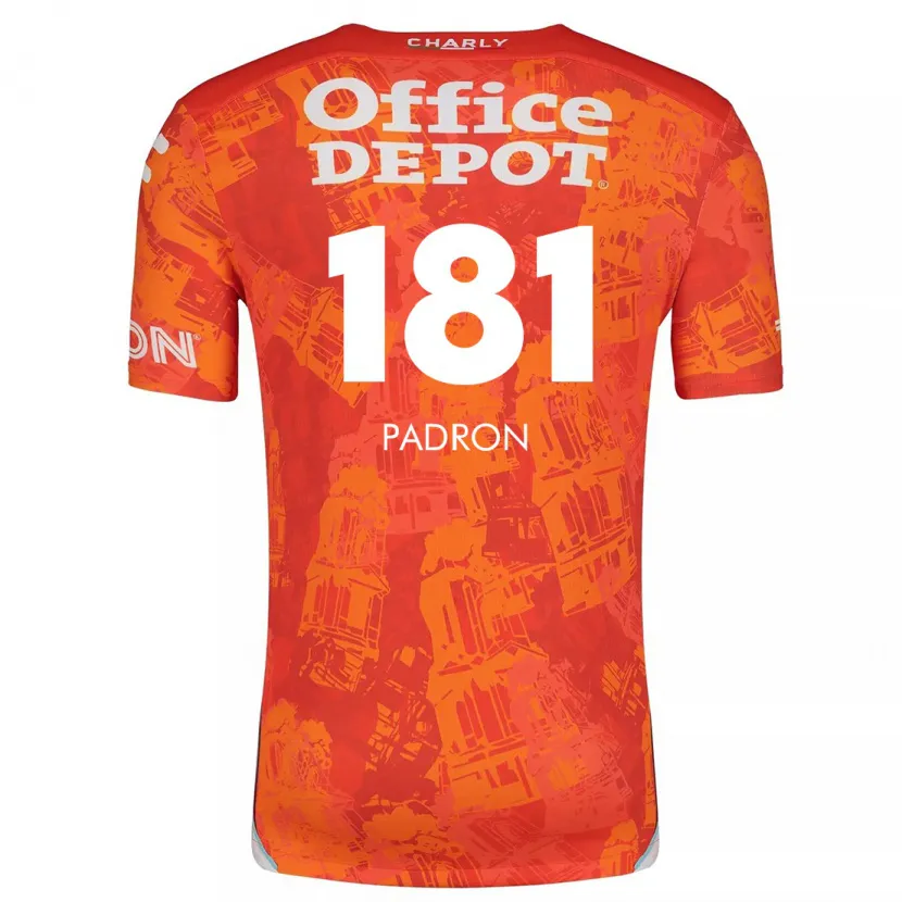 Danxen Kinder Romeo Padrón #181 Orange Weiß Auswärtstrikot Trikot 2024/25 T-Shirt Schweiz