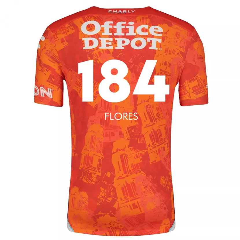 Danxen Kinder Jason Flores #184 Orange Weiß Auswärtstrikot Trikot 2024/25 T-Shirt Schweiz