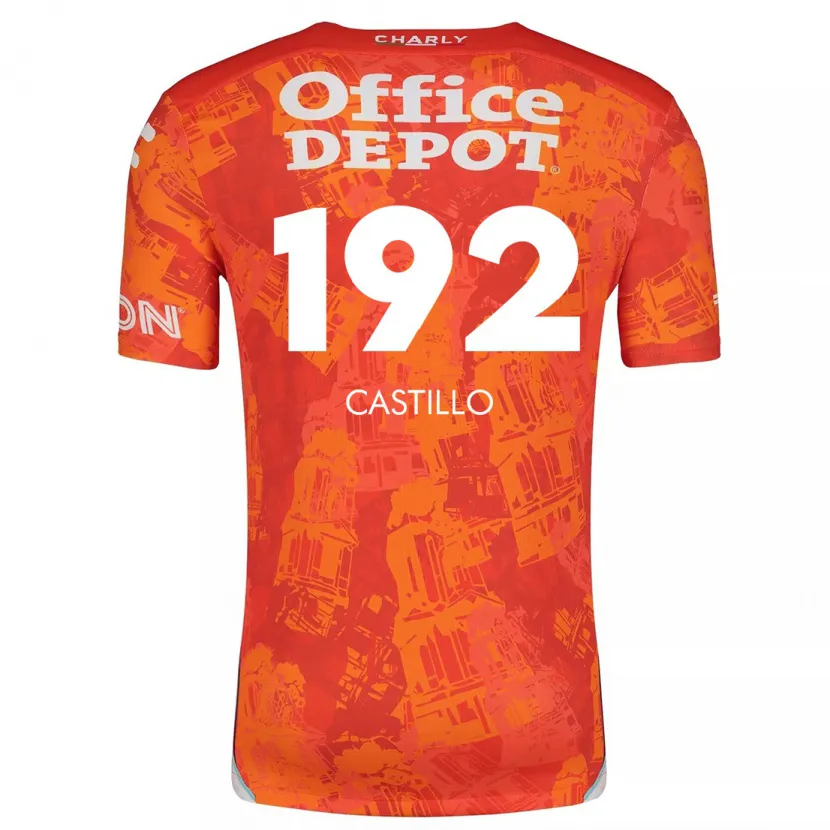 Danxen Kinder José Castillo #192 Orange Weiß Auswärtstrikot Trikot 2024/25 T-Shirt Schweiz