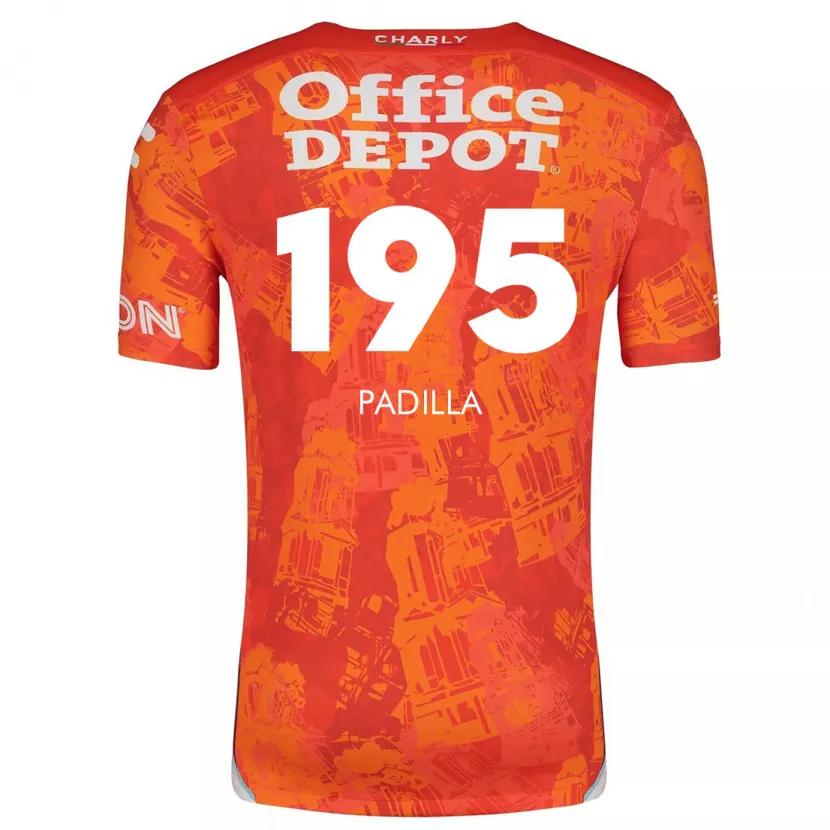 Danxen Kinder Ángel Padilla #195 Orange Weiß Auswärtstrikot Trikot 2024/25 T-Shirt Schweiz