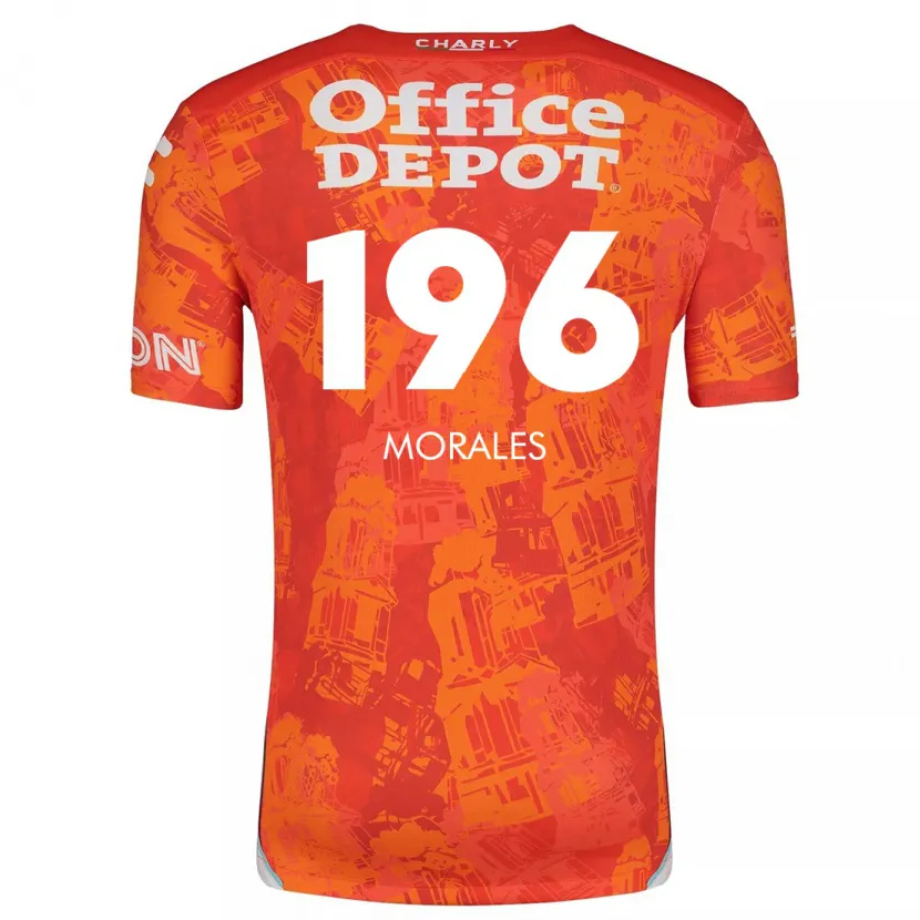 Danxen Kinder Erik Morales #196 Orange Weiß Auswärtstrikot Trikot 2024/25 T-Shirt Schweiz