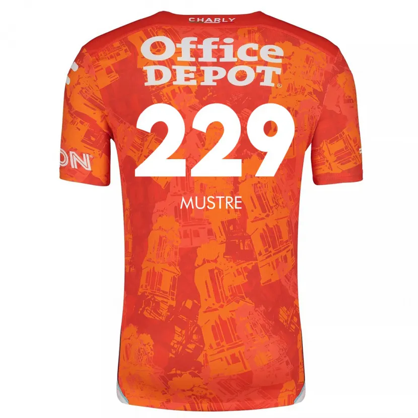 Danxen Kinder Eduardo Mustre #229 Orange Weiß Auswärtstrikot Trikot 2024/25 T-Shirt Schweiz