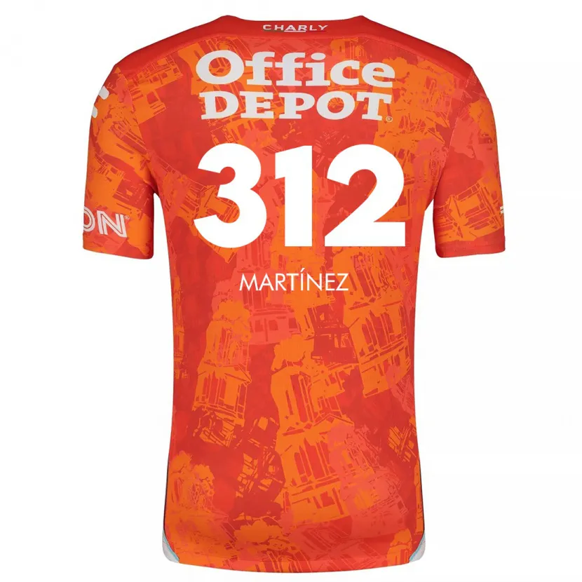 Danxen Kinder Ulises Martínez #312 Orange Weiß Auswärtstrikot Trikot 2024/25 T-Shirt Schweiz