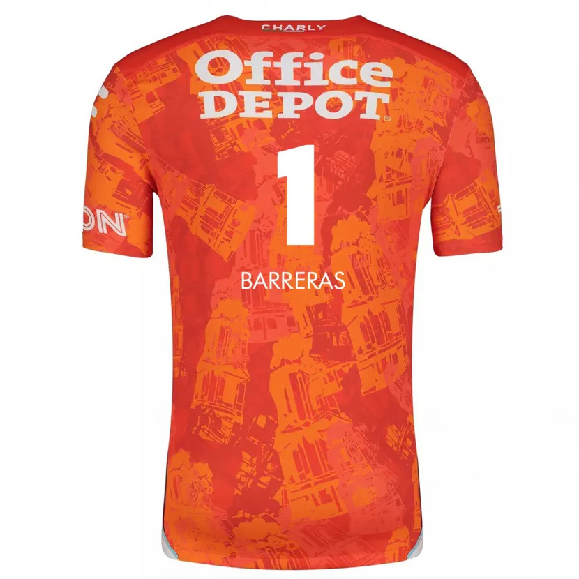 Danxen Kinder Esthefanny Barreras #1 Orange Weiß Auswärtstrikot Trikot 2024/25 T-Shirt Schweiz