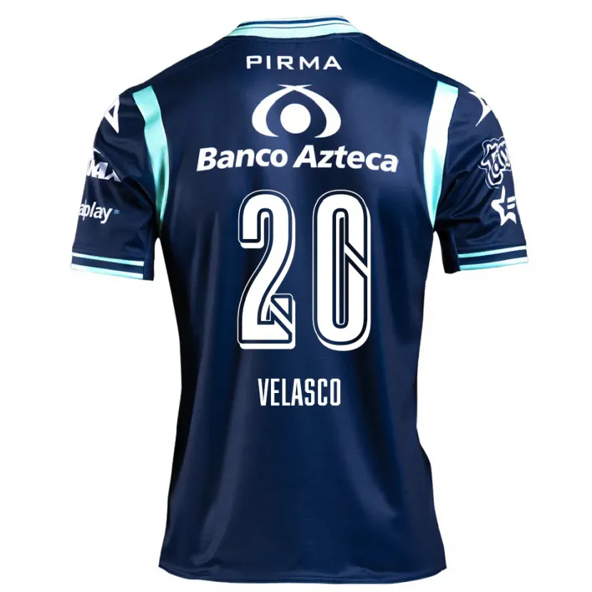 Danxen Kinder Kevin Velasco #20 Navy Blau Auswärtstrikot Trikot 2024/25 T-Shirt Schweiz