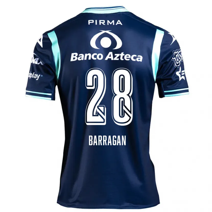 Danxen Kinder Martín Barragán #28 Navy Blau Auswärtstrikot Trikot 2024/25 T-Shirt Schweiz