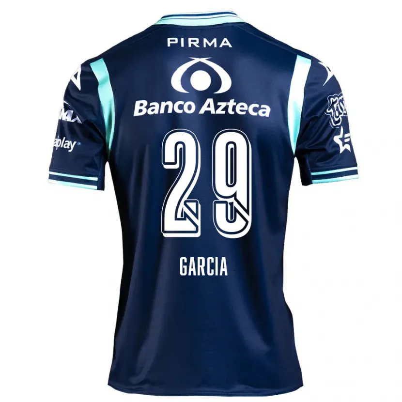 Danxen Kinder Emiliano García #29 Navy Blau Auswärtstrikot Trikot 2024/25 T-Shirt Schweiz