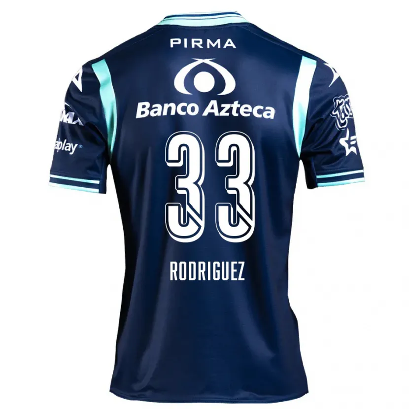 Danxen Kinder Jorge Rodríguez #33 Navy Blau Auswärtstrikot Trikot 2024/25 T-Shirt Schweiz