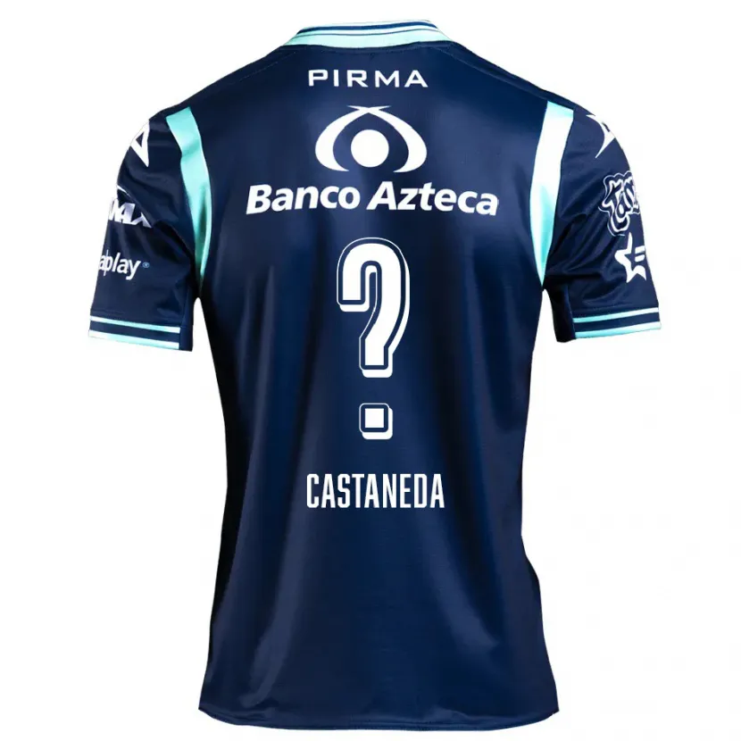 Danxen Kinder Christian Castañeda #0 Navy Blau Auswärtstrikot Trikot 2024/25 T-Shirt Schweiz