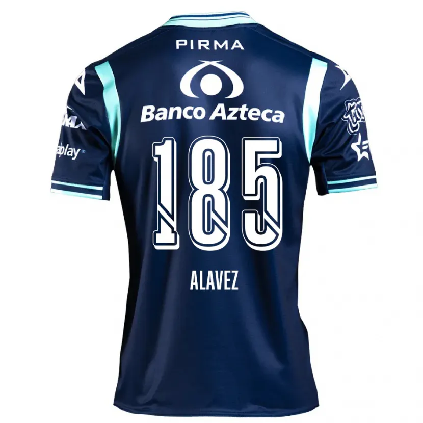 Danxen Kinder Brian Alavez #185 Navy Blau Auswärtstrikot Trikot 2024/25 T-Shirt Schweiz