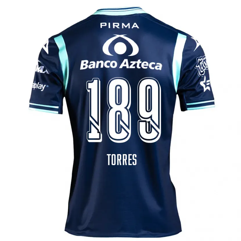 Danxen Kinder Dylan Torres #189 Navy Blau Auswärtstrikot Trikot 2024/25 T-Shirt Schweiz