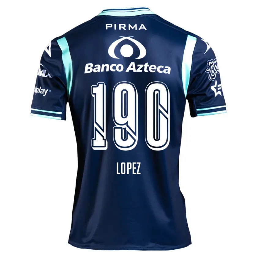 Danxen Kinder Josué López #190 Navy Blau Auswärtstrikot Trikot 2024/25 T-Shirt Schweiz