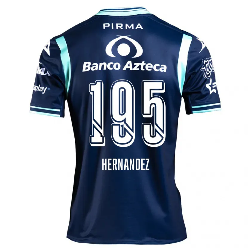 Danxen Kinder Daniel Hernández #195 Navy Blau Auswärtstrikot Trikot 2024/25 T-Shirt Schweiz