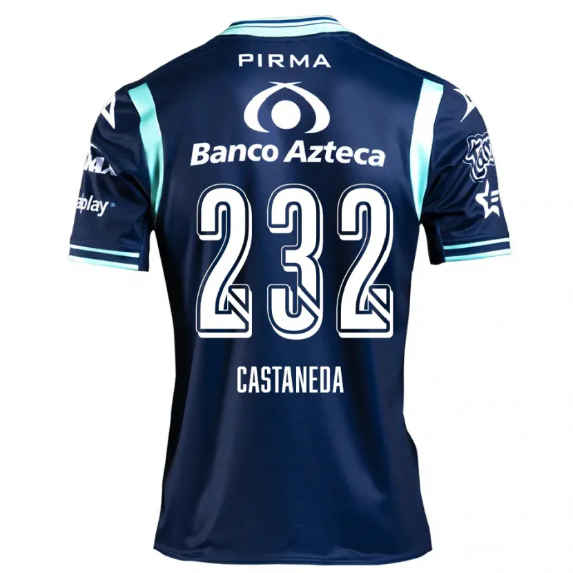 Danxen Kinder Ángel Castañeda #232 Navy Blau Auswärtstrikot Trikot 2024/25 T-Shirt Schweiz