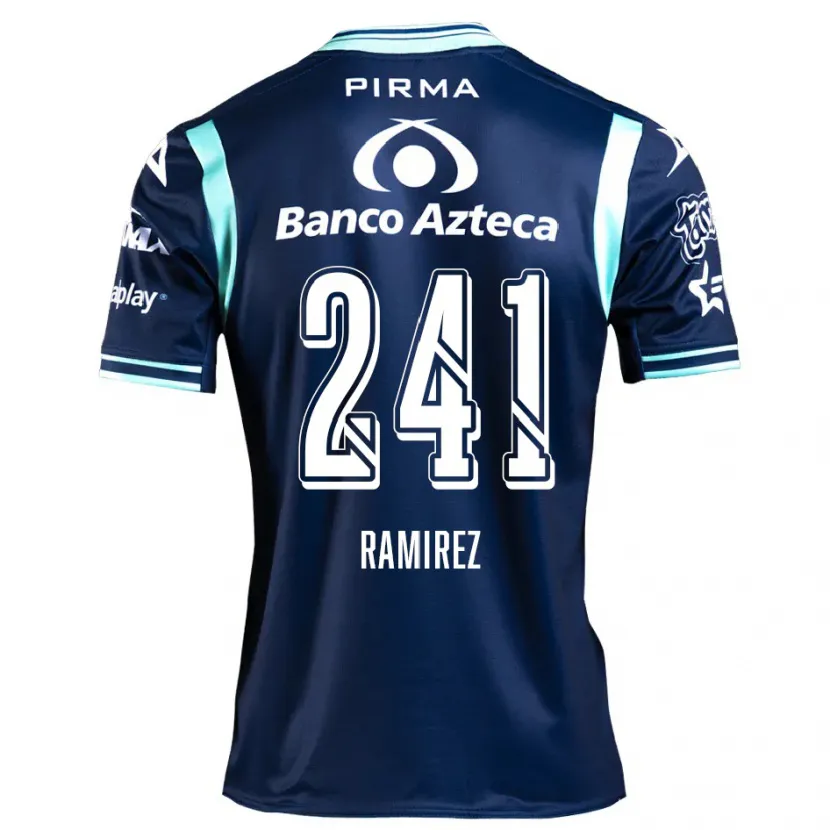 Danxen Kinder Eduardo Ramírez #241 Navy Blau Auswärtstrikot Trikot 2024/25 T-Shirt Schweiz