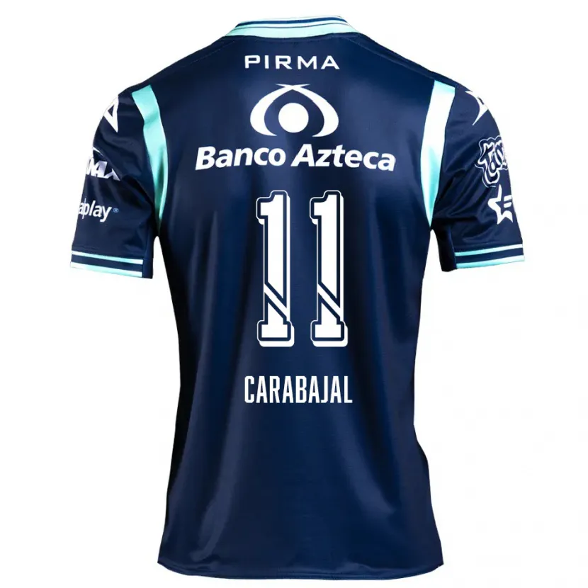 Danxen Kinder Gabriel Carabajal #11 Navy Blau Auswärtstrikot Trikot 2024/25 T-Shirt Schweiz