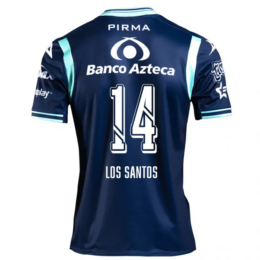 Danxen Kinder Lucas De Los Santos #14 Navy Blau Auswärtstrikot Trikot 2024/25 T-Shirt Schweiz