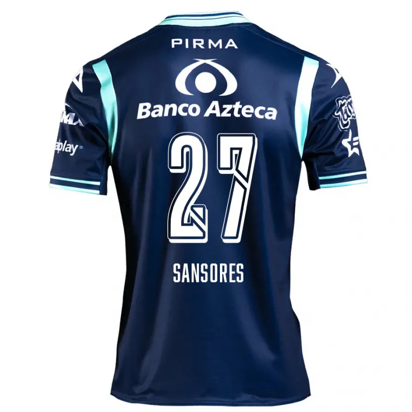 Danxen Kinder Miguel Sansores #27 Navy Blau Auswärtstrikot Trikot 2024/25 T-Shirt Schweiz