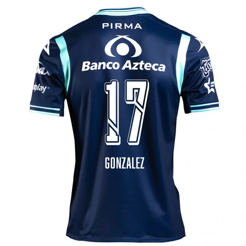 Danxen Kinder Andrea González #17 Navy Blau Auswärtstrikot Trikot 2024/25 T-Shirt Schweiz