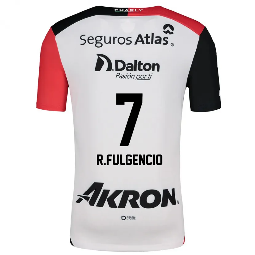 Danxen Kinder Raymundo Fulgencio #7 Weiß Rot Schwarz Auswärtstrikot Trikot 2024/25 T-Shirt Schweiz