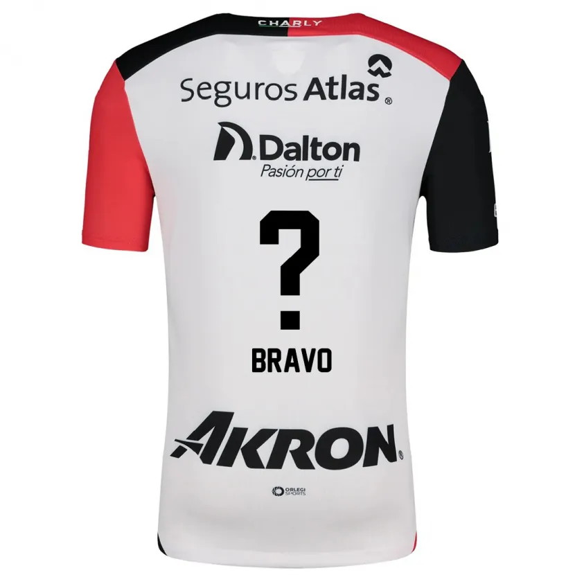 Danxen Kinder Alejandro Bravo #0 Weiß Rot Schwarz Auswärtstrikot Trikot 2024/25 T-Shirt Schweiz